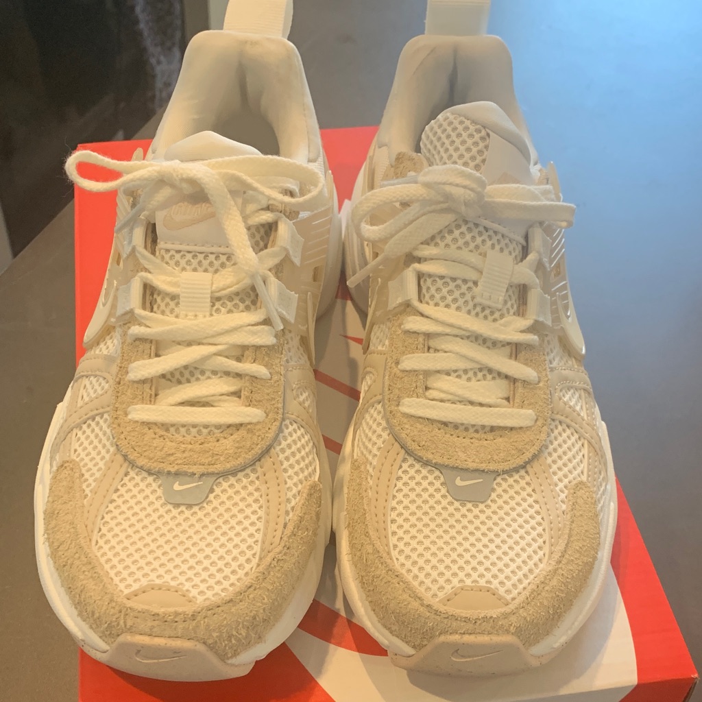 Nike Cream And White Athletic Shoes